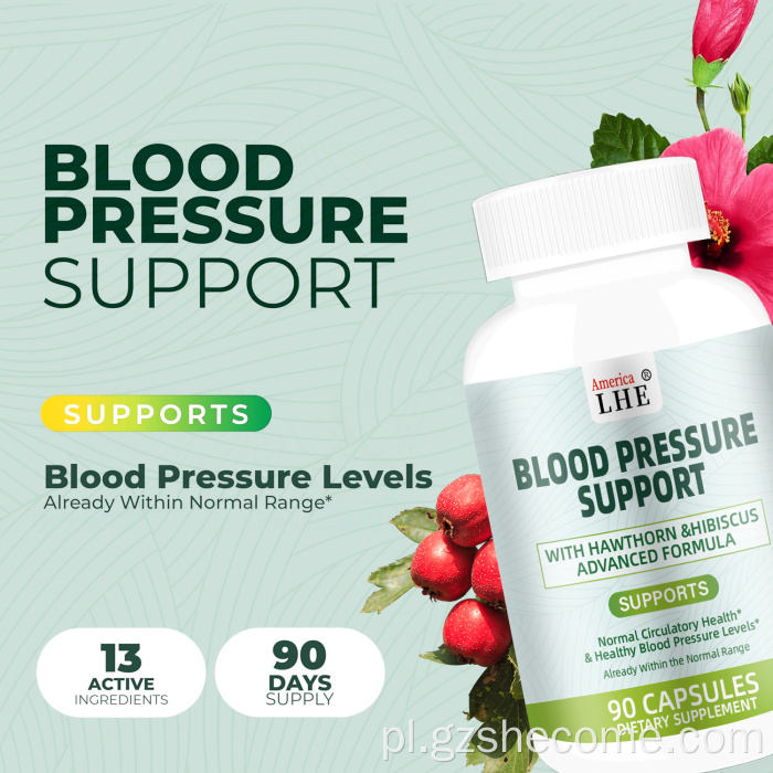 Kapsułki ciśnienia krwi wspierają jagodę głogu